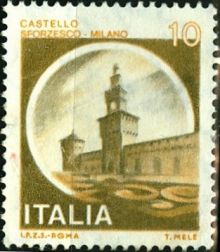 Italy 1980 Definitives - Castles 10L.jpg