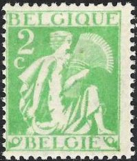 Belgium 1932 Ceres and Mercurius 2c.jpg