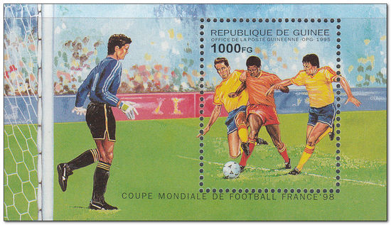 Guinea 1995 World Cup Football (1998) Issue 1 ms.jpg