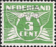 Netherlands 1924 - 1925 Definitives - Flying Dove - No Watermark d.jpg
