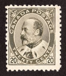 Canada 1903 Edward VII Definitives 20c.jpg