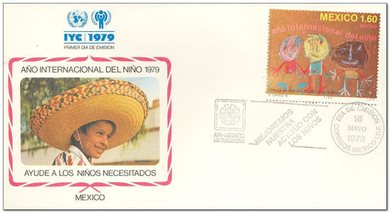 Mexico 1979 Year of the Child fdc.jpg
