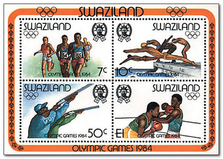 Swaziland 1984 Olympic Games - Los Angeles fdc.jpg