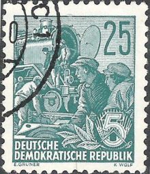 Germany-DDR 1953 Definitives - Five-Year Plan - Letterpress 25pf.jpg