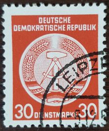 Germany-DDR 1954 Official Stamps 30pf.jpg