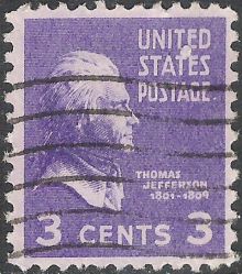 United States of America 1938 - 1939 Definitives - Presidential Series 3c.jpg