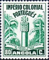 Angola 1938 President's Colonial Tour 80c.jpg