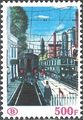 Belgium 1977 - 1985 Paul Delvaux - Railway Stamps 500F.jpg