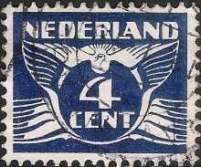 Netherlands 1924 - 1925 Definitives - Flying Dove - No Watermark e.jpg