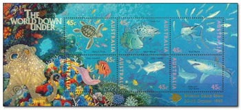 Australia 1995 Marine Life ms.jpg
