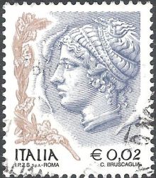 Italy 2002 Definitives - The Woman in Art 0,02.jpg