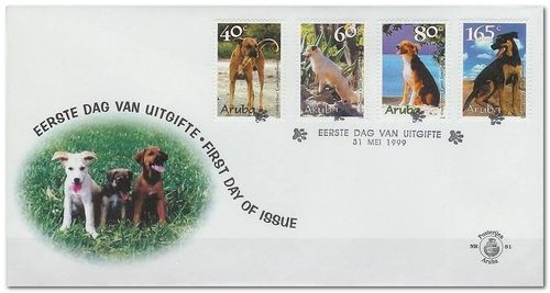 Aruba 1999 Creole Dogs fdc.jpg