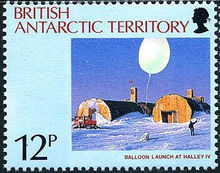 British Antarctic Territory 1991 Antarctic Ozone Hole Monitoring a.jpg