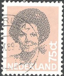Netherlands 1981-1982 Queen Beatrix Definitives - Type Struycken 75c.jpg