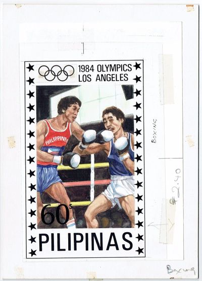 Philippines 1984 Summer Olympics, Los Angeles a1.jpg