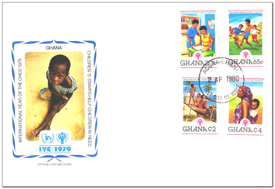 Ghana 1980 Year of the Child fdc.jpg
