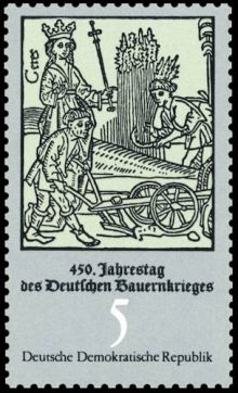 Germany-DDR 1975 450th Anniv of Peasants War 5.jpg