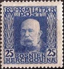 Bosnia and Herzegovina 1912 Franz Joseph i.jpg
