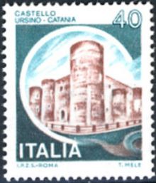 Italy 1980 Definitives - Castles 40L.jpg