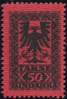 Albania 1922 Postage Dues - Coat of Arms 50.jpg