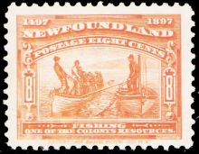 Newfoundland 1897 The 400th Anniversary of the Discovery of Newfoundland 8c.jpg
