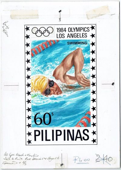Philippines 1984 Summer Olympics, Los Angeles b1.jpg
