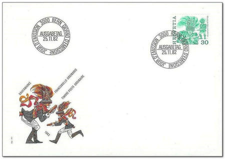 Switzerland 1982 Stamp Day fdc.jpg