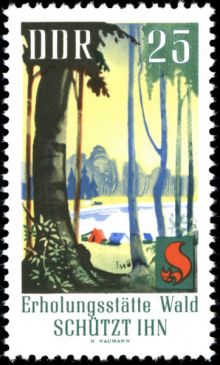 Germany-DDR 1969 Protection of Woodland 25pf.jpg