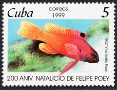 Cuba 1999 Bicentenary of the Birth of Felipe Poey 5.jpg