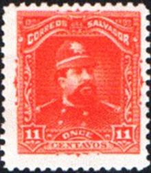 El Salvador 1893 Definitives - General Carlos Ezeta 11c.jpg