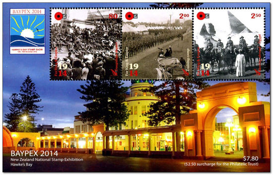 New Zealand 2014 BAYPEX 2014 Stamp Exhibition fdc.jpg