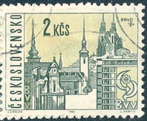 Czechoslovakia 1965 Czech Towns 2k.jpg