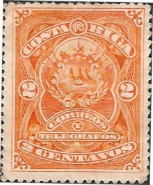 Costa Rica 1892 Definitives - Coat of Arms 2c.jpg