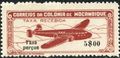 Mozambique 1947 Airmail - Plane & "Taxe perçue" e.jpg
