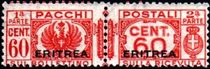 Eritrea 1927 Parcel Post Stamps of Italy - New Type - Overprinted "ERITREA" e.jpg