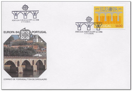 Portugal 1984 Europa 1fdc.jpg